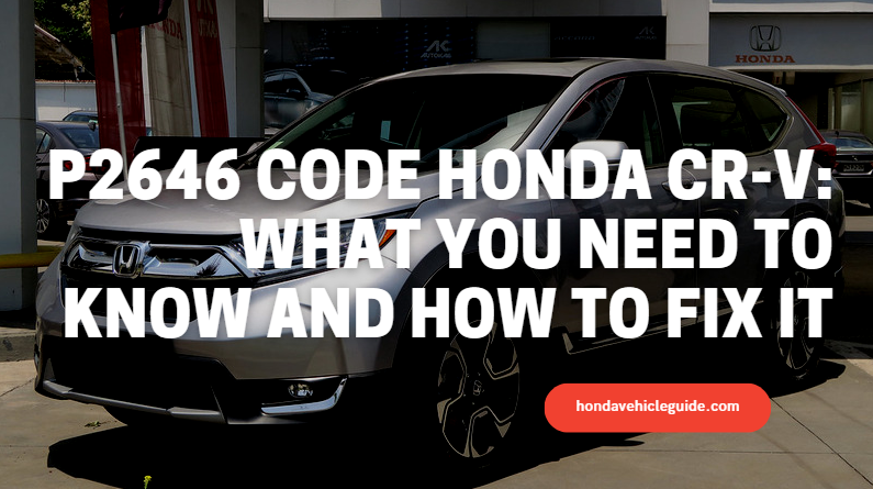 P2646 Code Honda CR-V